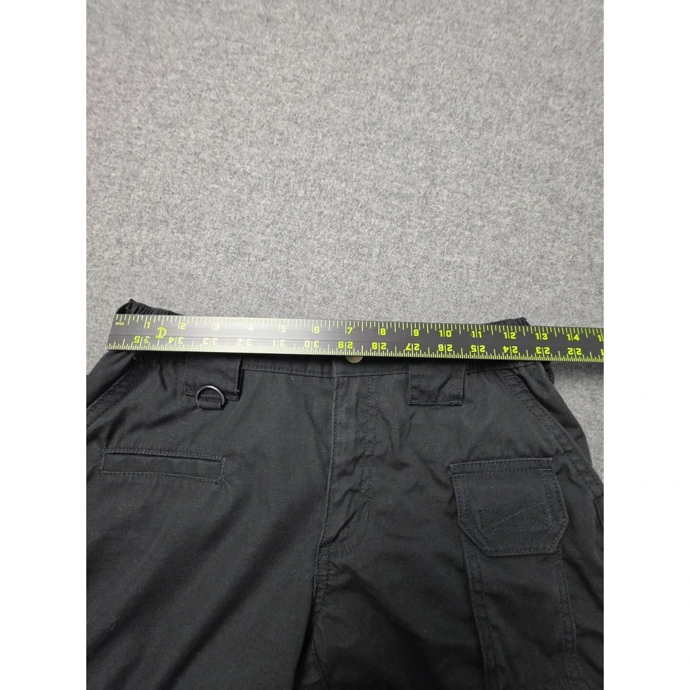 5.11 Tactical Cargo Pants Womens 4 Black Elastic Waist Uniform Workwear